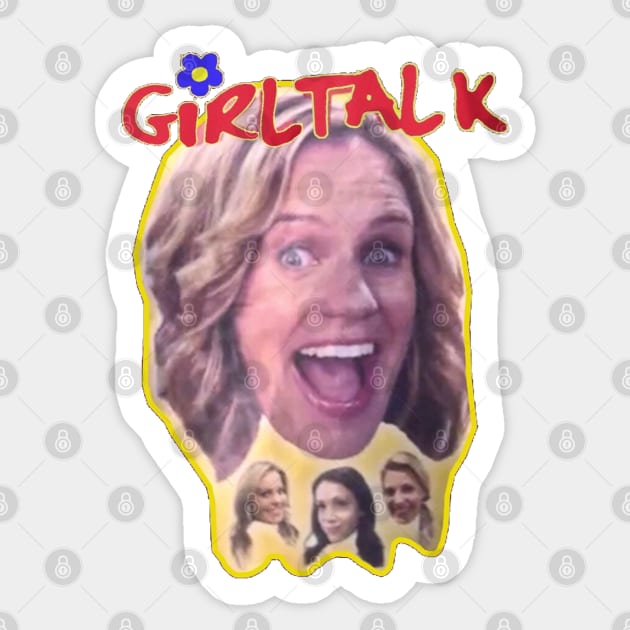 Gibbler Syle Girl Talk Sticker by marisaj4488